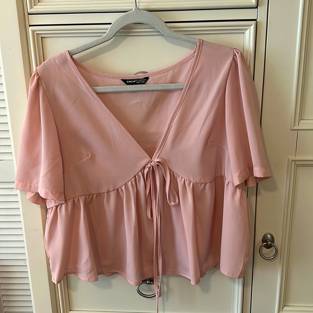 Pink blouse